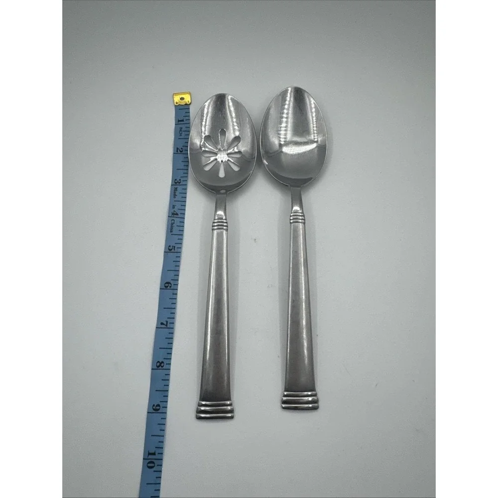 Pfaltzgraff‎ Stainless Steel Parker Frost Mixed Lot 19 Pieces